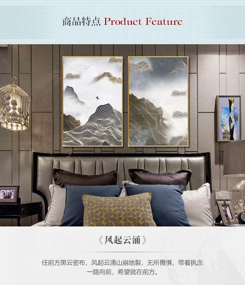 現(xiàn)代抽象裝飾畫 唯美風(fēng)景玄關(guān)走廊客廳掛畫 辦公室晶瓷畫 純手繪油畫 風(fēng)起云涌