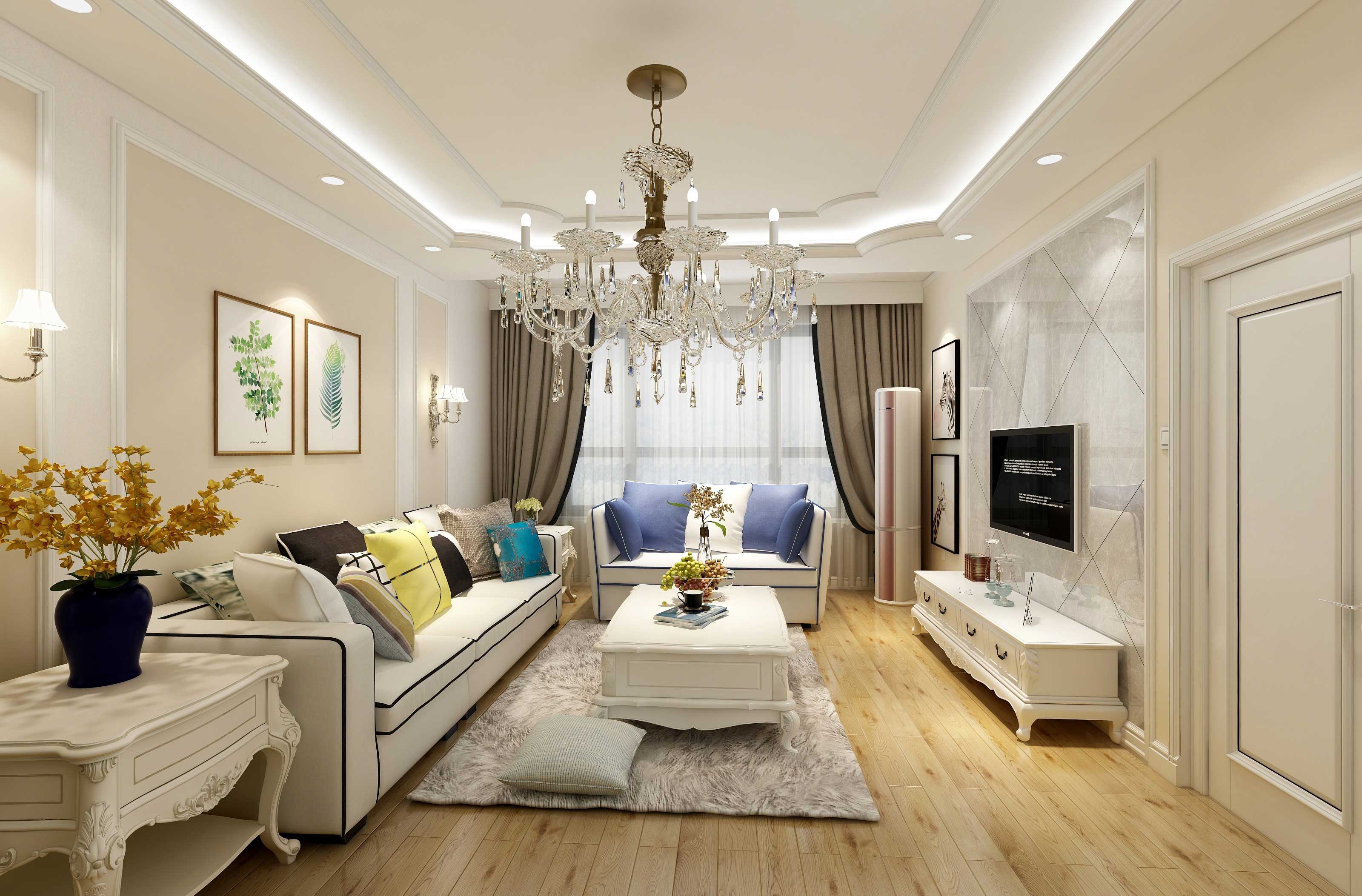 遼陽(yáng)裝飾公司 簡(jiǎn)歐式別墅裝修效果圖賞析